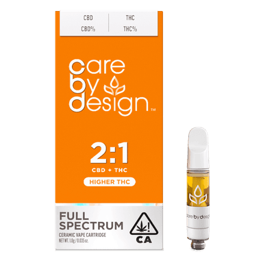 CARE BY DESIGN โ CBD:THC CARTRIDGE - 1G - 2:1